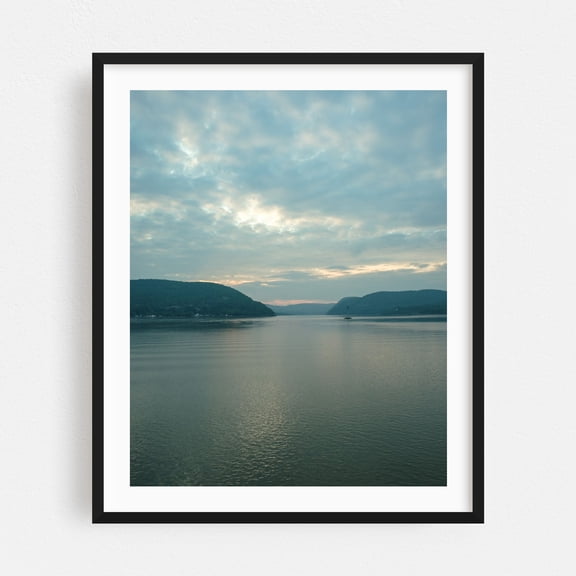 The Hudson, Peekskill - Peekskill New York Photography Black Framed Wall Art Print 16 x 20 inches