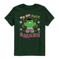 thumbnail image 1 of The Hulk - Ho Ho Hulk Smash - Youth Boys Short Sleeve Graphic T-Shirt, 1 of 3
