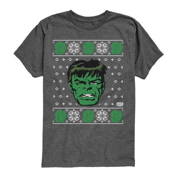 The Hulk - Sweater - Youth Boys Short Sleeve Graphic T-Shirt