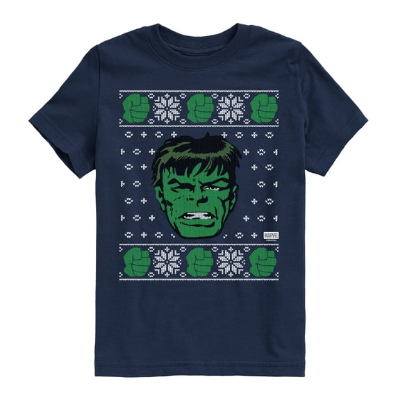 The Hulk - Sweater - Youth Boys Short Sleeve Graphic T-Shirt