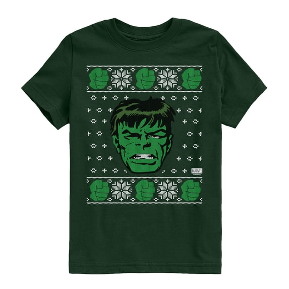 The Hulk - Sweater - Youth Boys Short Sleeve Graphic T-Shirt