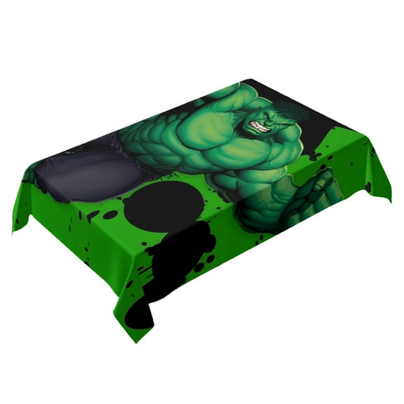 The Hulk Themed Square Tablecloth 54 * 72 Inches Durable Stylish