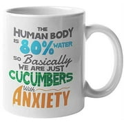 The Human Body Is 80% Water Funny Science Joke Meme Coffee & Tea Gift Mug And Cup Decor For A Science Teacher, Scientist, Chemist, Chemistry Professor, Researcher, Nerd, Geek, And Student (11oz)