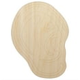 thumbnail image 1 of The Human Ear Wood Shape Unfinished Piece Cutout Craft DIY Projects - 4.70 Inch Size - 1/8 Inch Thick, 1 of 7
