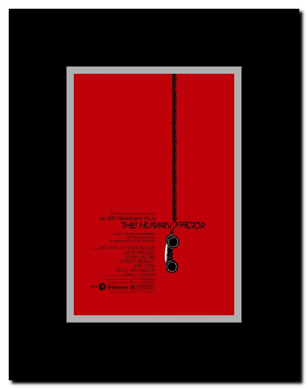 The Human Factor Framed Movie Poster