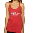 thumbnail image 1 of The Human Fund Money for the People Pop Culture Tri-Blend Racerback Tank Top, Vintage Red, Large, 1 of 3
