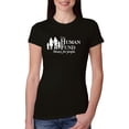 thumbnail image 1 of The Human Fund Money for the People Pop Culture Womens Slim Fit Junior Tee, Black, Small, 1 of 3