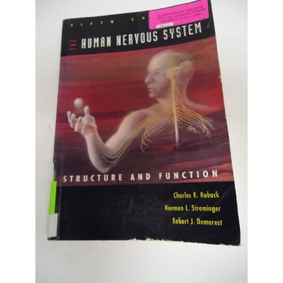 Pre-Owned The Human Nervous System: Structure and Function (Paperback) 0683065386 9780683065381
