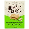 thumbnail image 1 of The Humble Seed, Grain & Gluten Free Crackers, Garlic Herb, 4.25 oz Tasty Snacks, 1 of 7