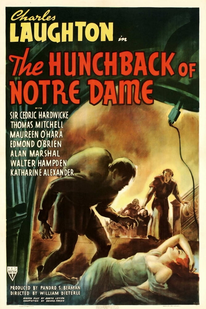 The Hunchback Of Notre Dame 1939 Canvas Art - (11 x 17)