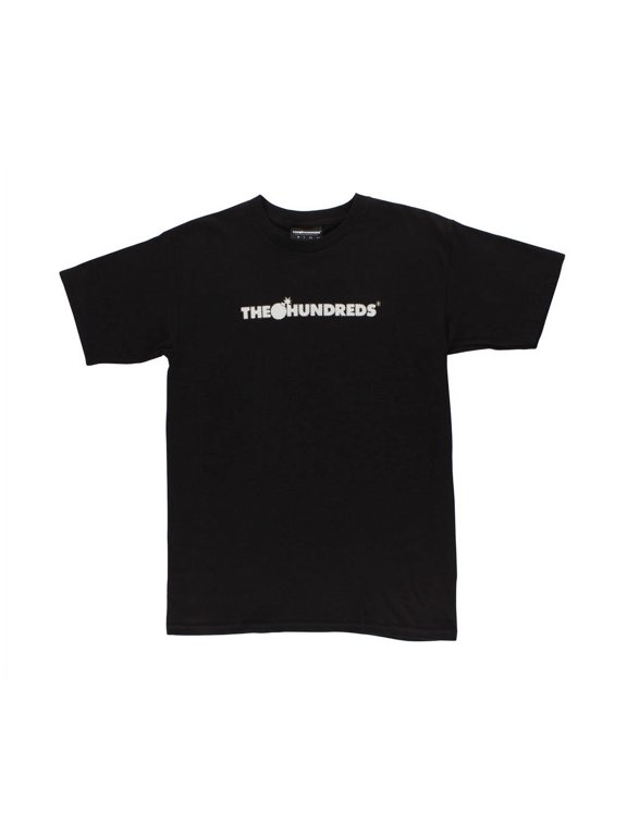 Bar Logo Halftone Mens T-Shirts Size S, Color: Black/White