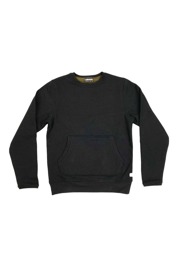 Mens Gordon Crewneck Sweatshirt,Black,S