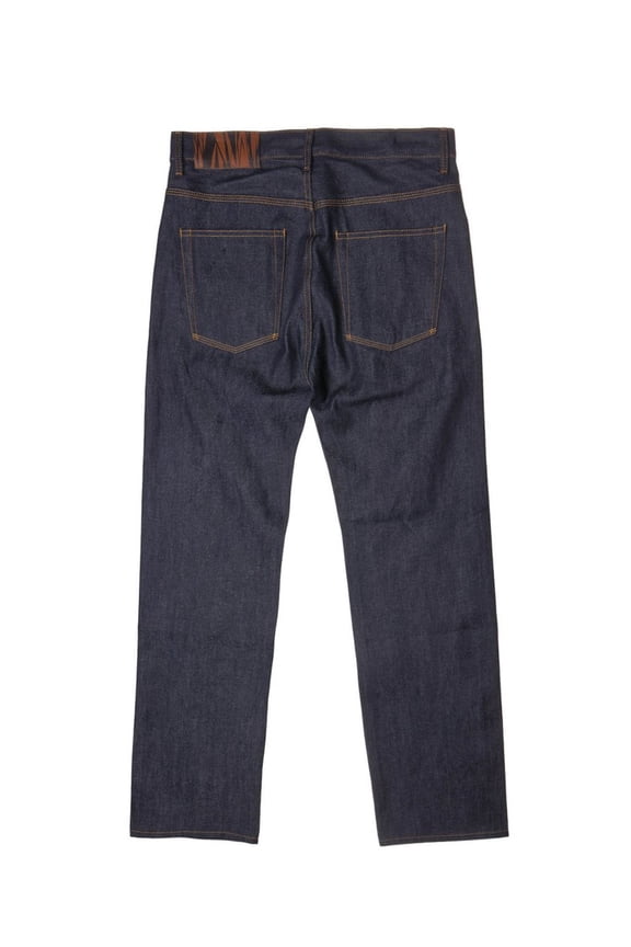 Mens Relaxed Washed Jeans,Indigo,32
