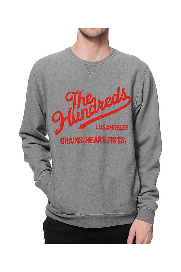 Mens Tradition Crew Neck Sweatshirt,Grey,S