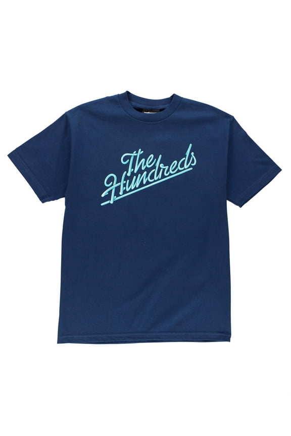 Modesto Slant Tee Mens T-Shirts Size S, Color: Blue/Turquoise