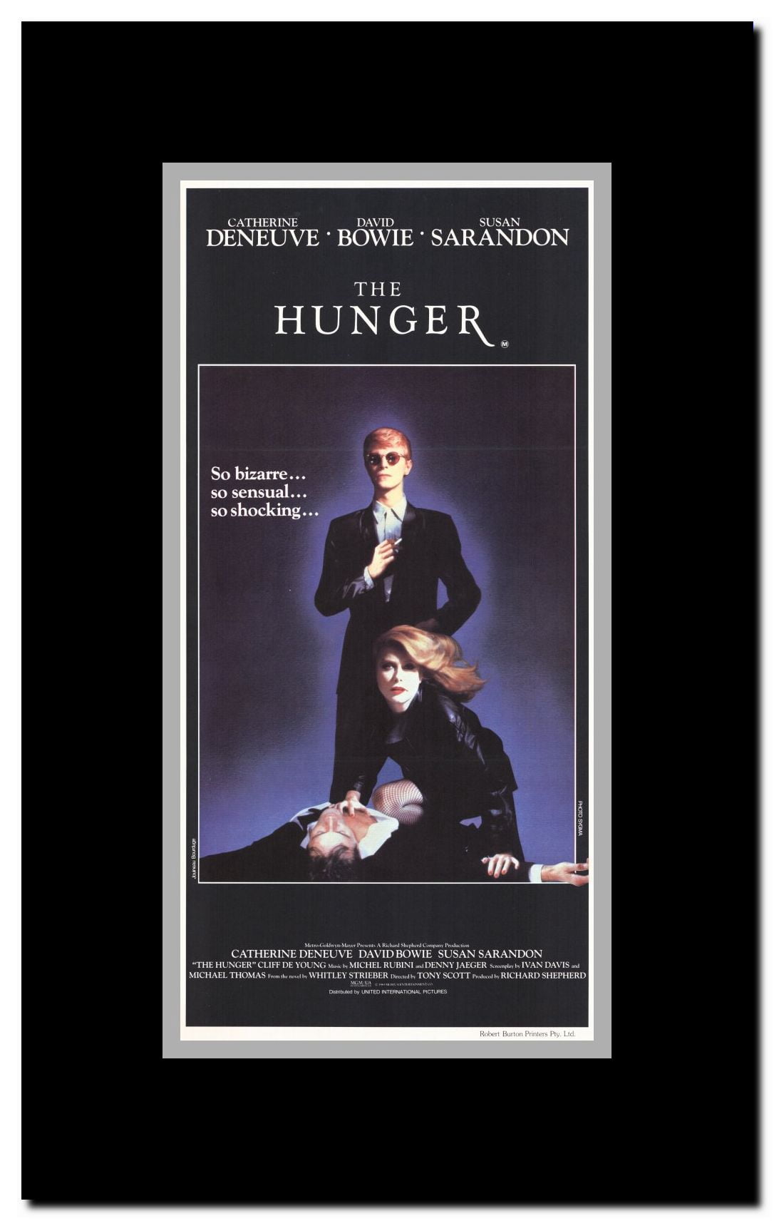 The Hunger Framed Movie Poster