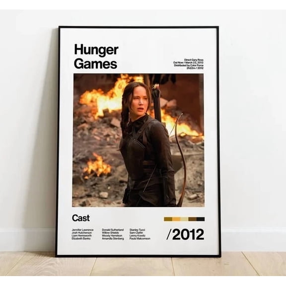 The Hunger Games 2012 Poster Home Decor Office Wall Art Living Room Decor, Paper Poster Only