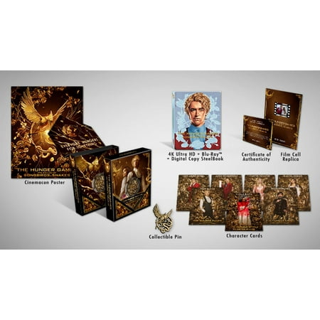 product image of The Hunger Games: Ballad of Songbirds and Snakes (Walmart Exclusive) (Limited Collector's Edition) (Steelbook) (4K Ultra HD + Blu-Ray + Digital Copy) with Bonus Comicon Poster