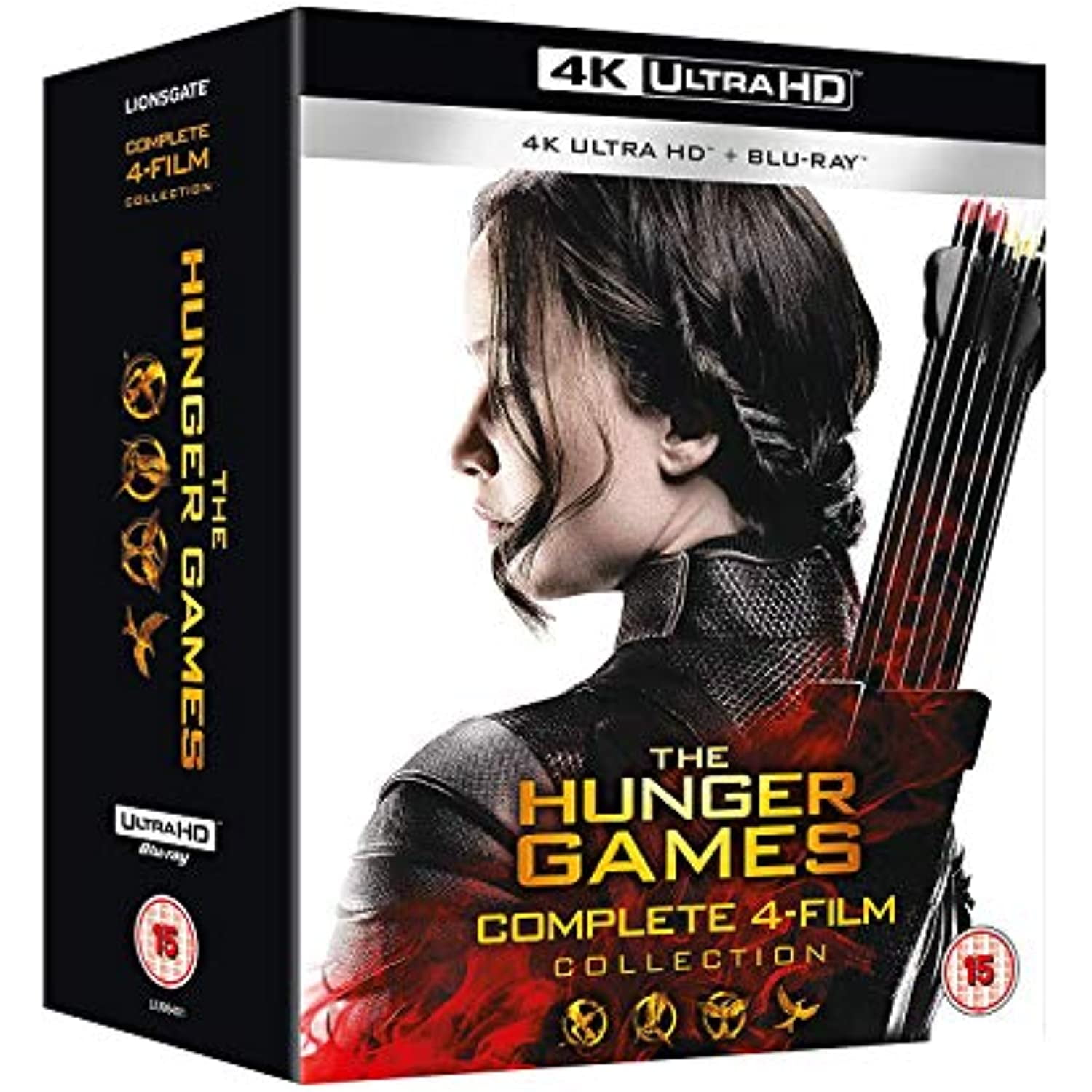 The Hunger Games Complete 1-4 UHD [Blu-ray] [2018]