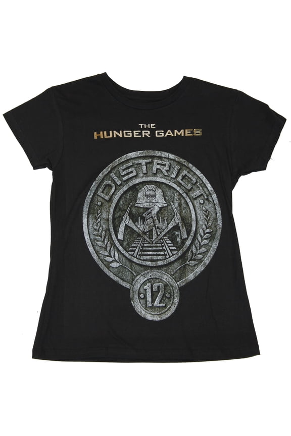 Girls Juniors T-Shirt - Stone Circle District 12 Image (2X-Large)