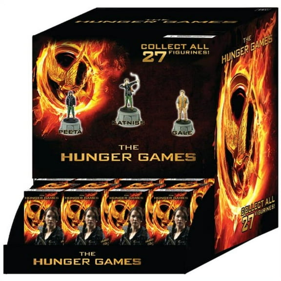 The Hunger Games HeroClix Collectible Mini Action Figure Bundle (Includes 3 Random Figures)