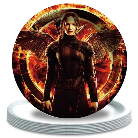 The Hunger Games Party Decorations Tableware Plates Supplies Birthday Disposable Dinnerware