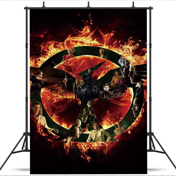 The Hunger Games Taspestry Poster Banner Backdrop Background Wall Decor Party Supplies