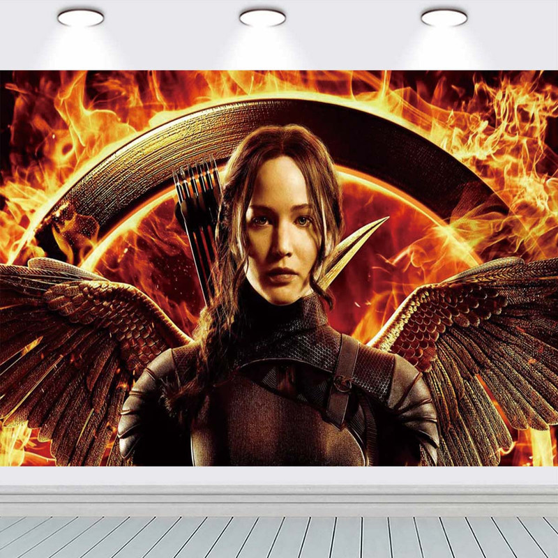 The Hunger Games Taspestry Wall Decor Backdrop Banner Party Supplies Poster Birthday Decorations ...