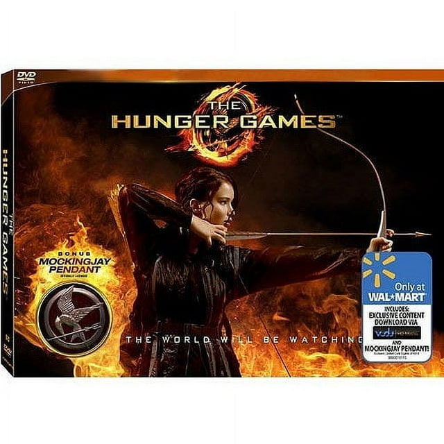 The Hunger Games (Walmart Exclusive) (DVD + Mockingjay Pendant)