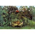 thumbnail image 1 of The Hungry Lion Poster Print by Henri Rousseau, 1 of 1