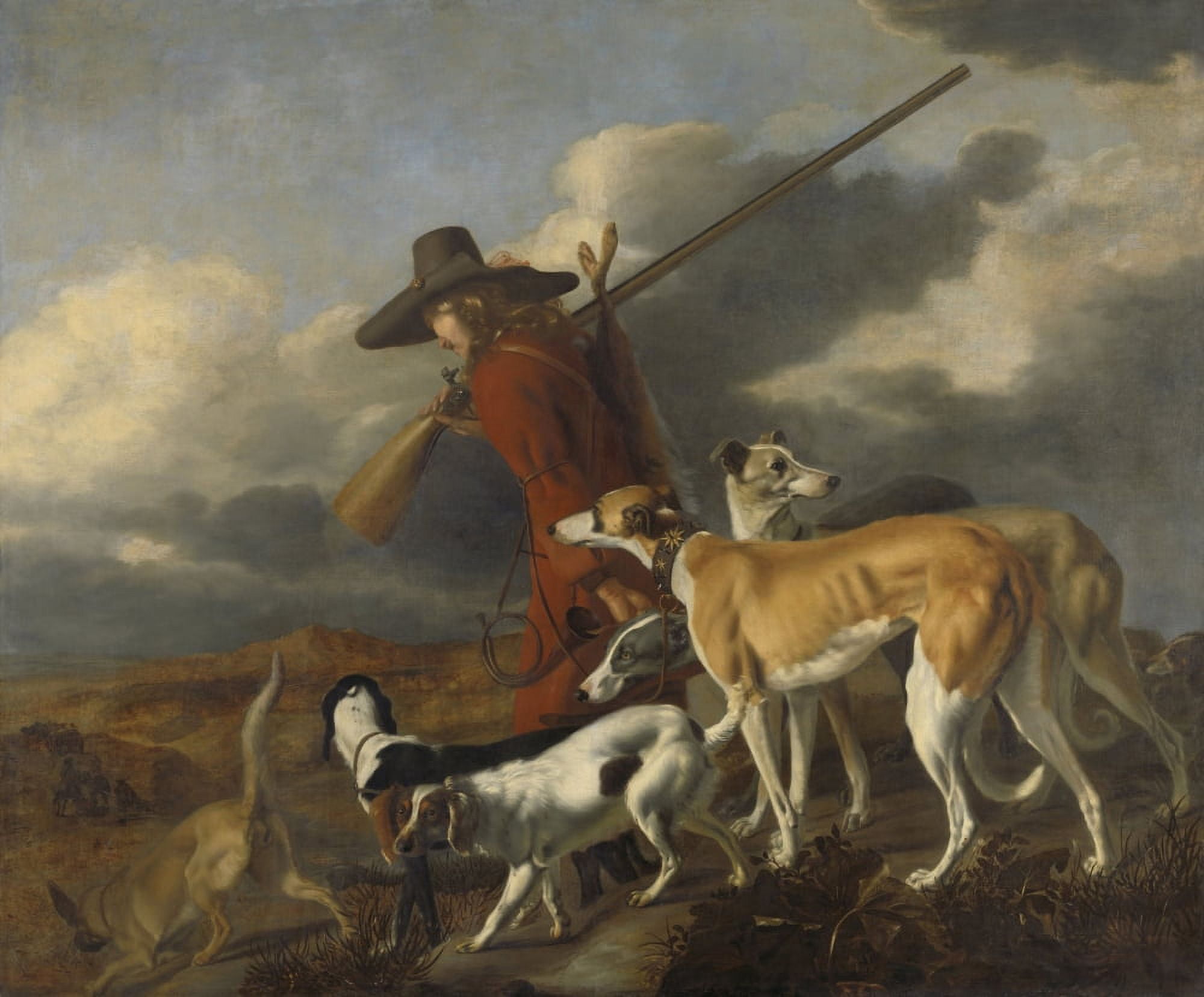 The Hunter Canvas Art -  (24 x 18)