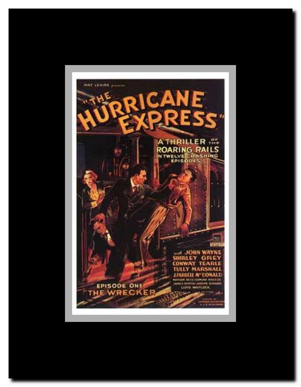 The Hurricane Express Framed Movie Poster