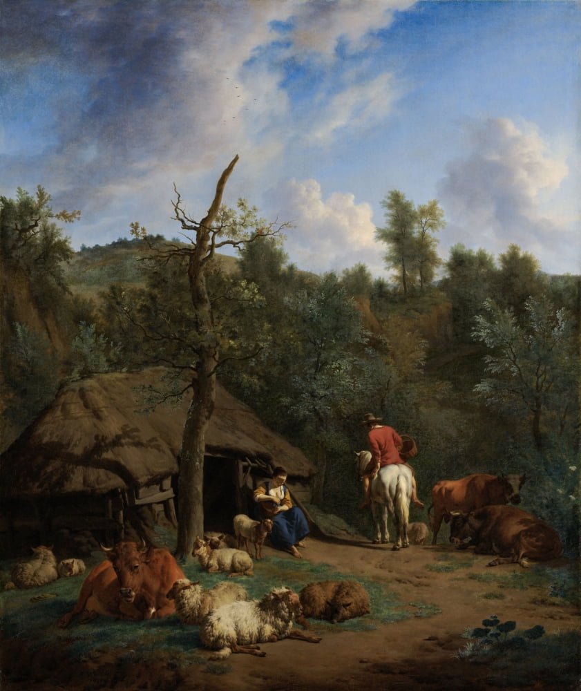 The Hut Canvas Art - (24 x 36)