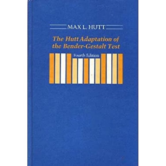 Pre-Owned The Hutt adaptation of the Bender-gestalt test: Rapid screening and intensive diagnosis (Hardcover) 0808917188 9780808917182