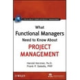 thumbnail image 1 of The IIL/Wiley Project Management What Functional Managers Need to Know about Project Management, (Hardcover), 1 of 1