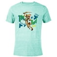 thumbnail image 1 of The Ice Age Adventures of Buck Wild ’Ello Boys - Short Sleeve Blended T-Shirt for Adults - Customized-Ocean Blue, 1 of 5