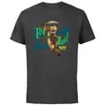 thumbnail image 1 of The Ice Age Adventures of Buck Wild ’Ello Boys - Short Sleeve Cotton T-Shirt for Adults - Customized-Charcoal, 1 of 5