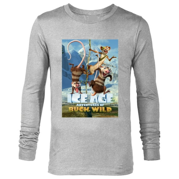 The Ice Age Adventures of Buck Wild - Long Sleeve T-Shirt for Men - Customized-Athletic Heather