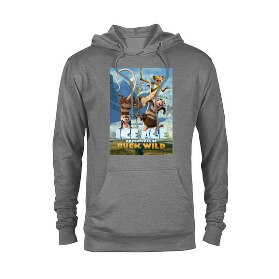 The Ice Age Adventures of Buck Wild - Pullover Hoodie for Adults - Customized-Graphite Heather