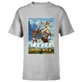thumbnail image 1 of The Ice Age Adventures of Buck Wild - Short Sleeve T-Shirt for Kids - Customized-Athletic Heather, 1 of 5