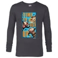 thumbnail image 1 of The Ice Age Adventures of Buck Wild Time To Buck Up - Long Sleeve T-Shirt for Men - Customized-Charcoal Heather, 1 of 5