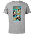 thumbnail image 1 of The Ice Age Adventures of Buck Wild Time To Buck Up - Short Sleeve Cotton T-Shirt for Adults - Customized-Athletic Heather, 1 of 5