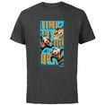 thumbnail image 1 of The Ice Age Adventures of Buck Wild Time To Buck Up - Short Sleeve Cotton T-Shirt for Adults - Customized-Charcoal, 1 of 5