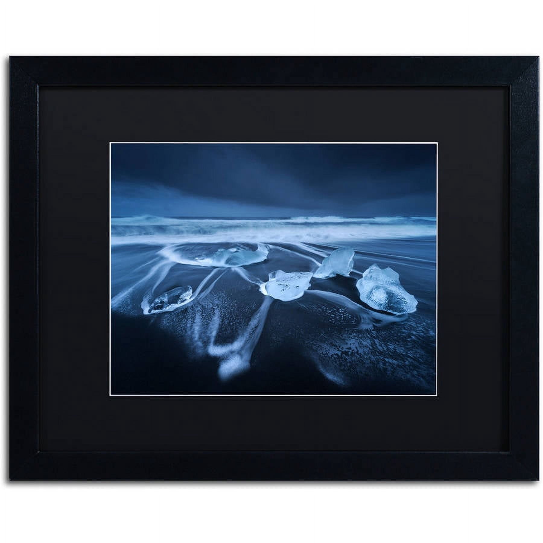 "The Ice Age" Canvas Art by Mathieu Rivrin, Black Matte, Black Frame