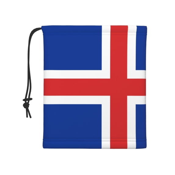 The Icelandic Flag Winter Neck Gaiter Warmer Face Mask Warm Face Scarf Cover For Cold Weather Outdoor