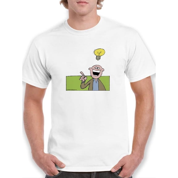 The Idea T-Shirt Men -Wilfred Hildonen Designs, Male Medium