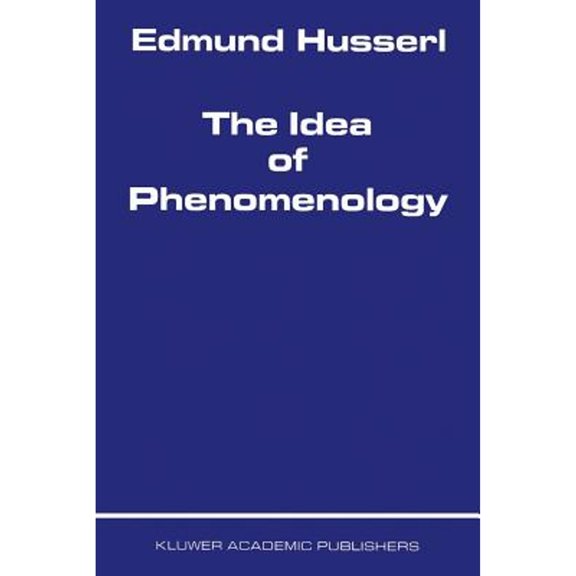 Pre-Owned The Idea of Phenomenology (Paperback) 9024701147 9789024701148
