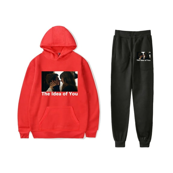 The Idea of You Hoodies Jogger Pants 2 Pieces Sets Fashion Sweatshirt Sweatpant Suit