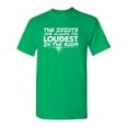 thumbnail image 1 of The Idiots Are Always The Loudest Sarcastic Humor Graphic Tees Gift For Mens Novelty Funny T Shirt, 1 of 5