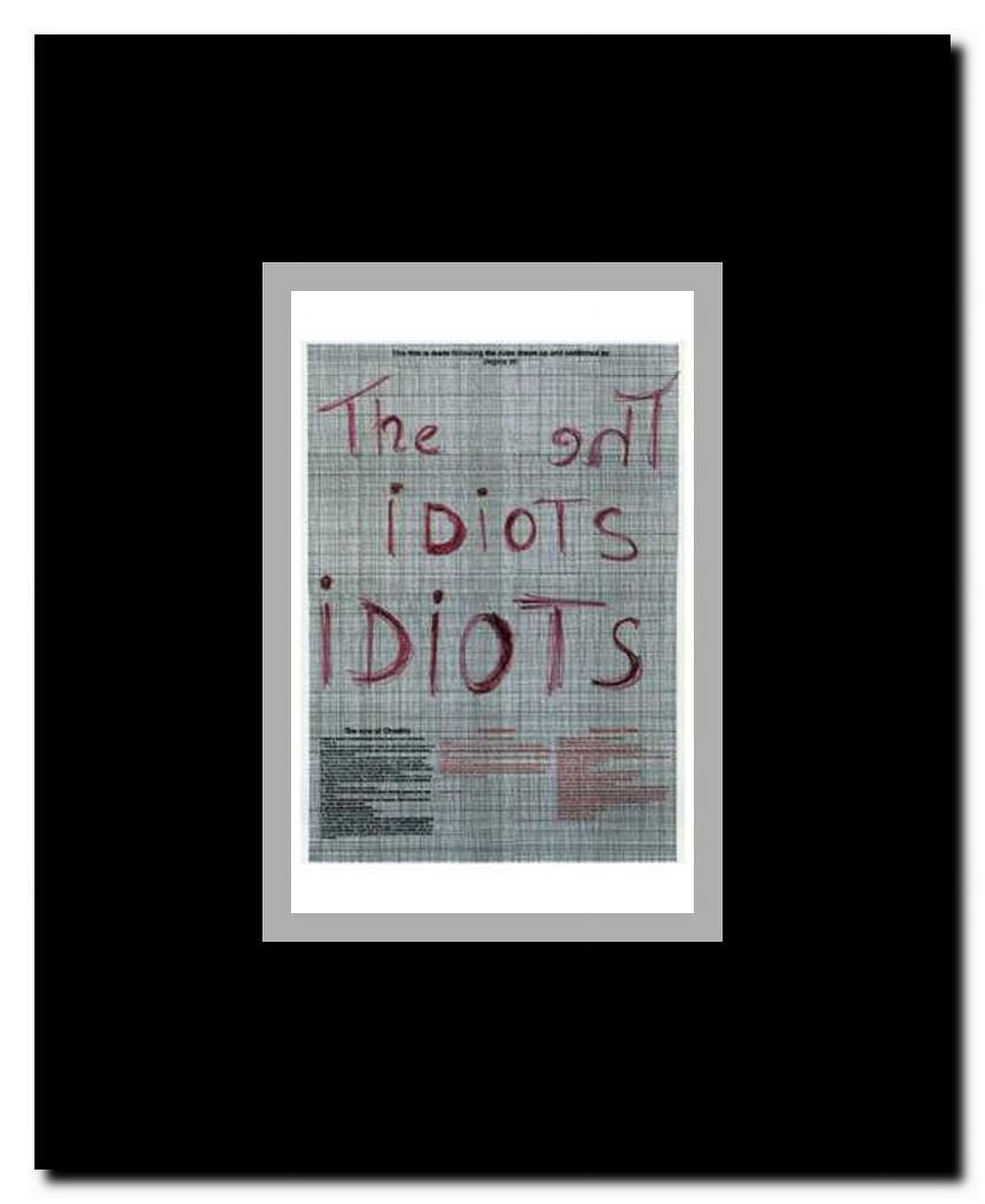 The Idiots Framed Movie Poster
